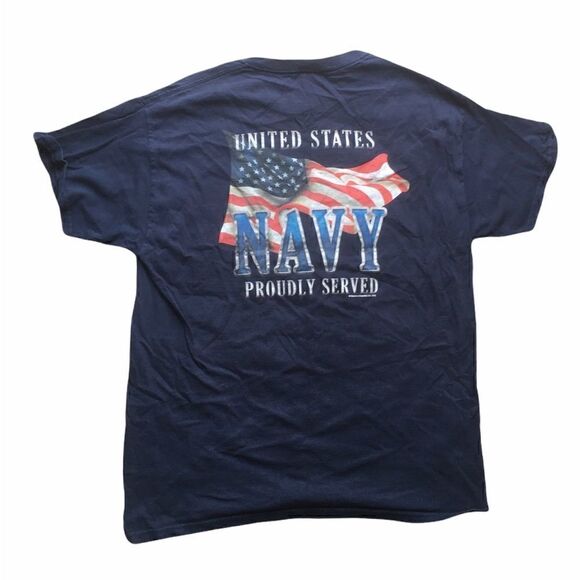 Gildan Other - Vintage USA Navy T shirt